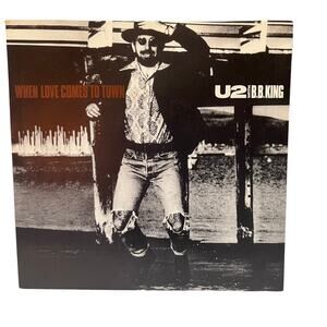 When Love Comes To Town U2 B.B.King Dancing Barefoot 45 7" Vinyl LP Record